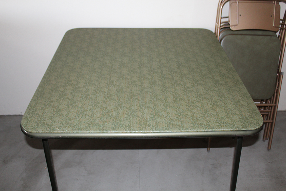 Vintage Samsonite Folding Table and Chairs EBTH