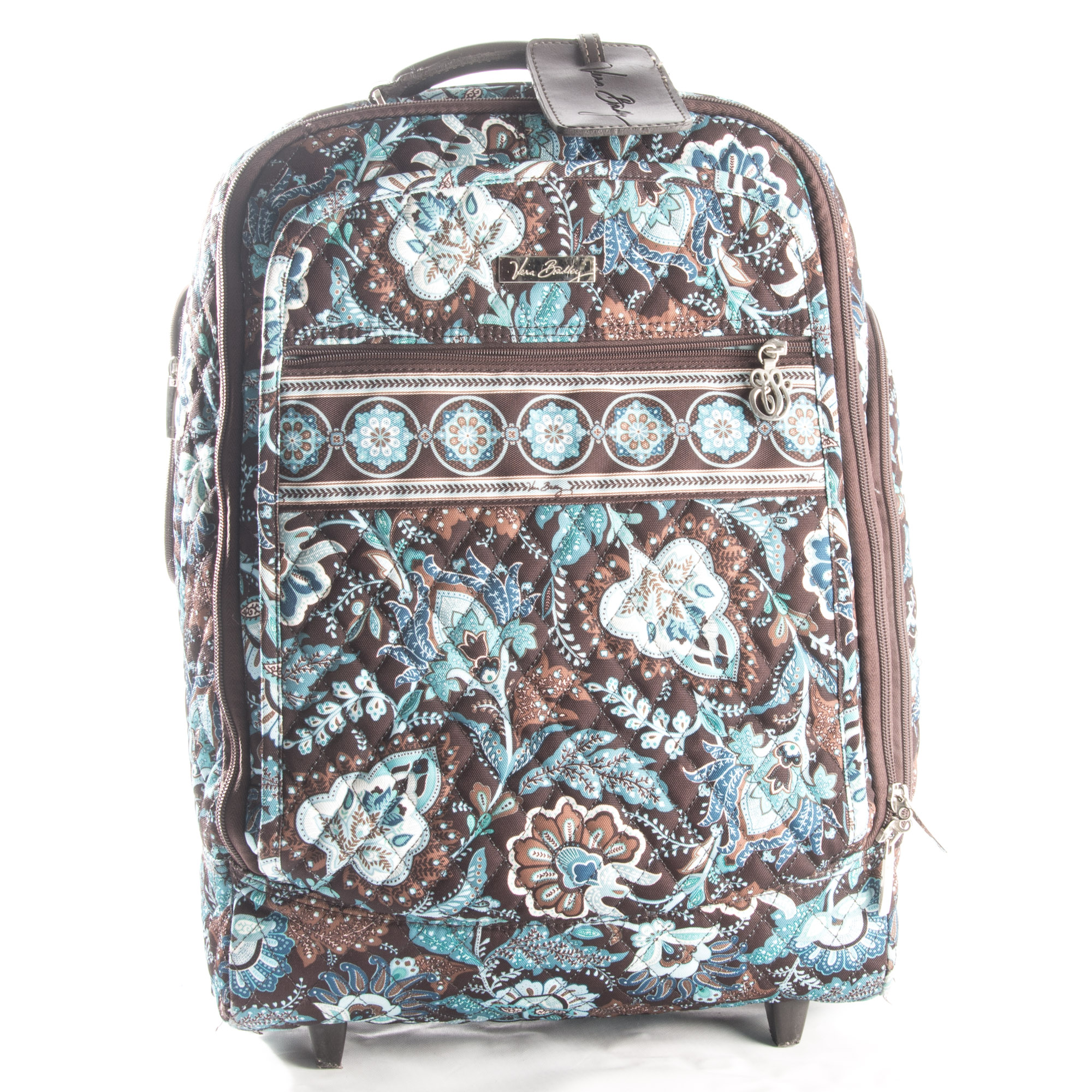 vera bradley java blue luggage