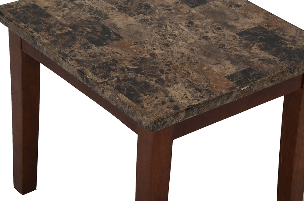 FauxStone Accent Table EBTH