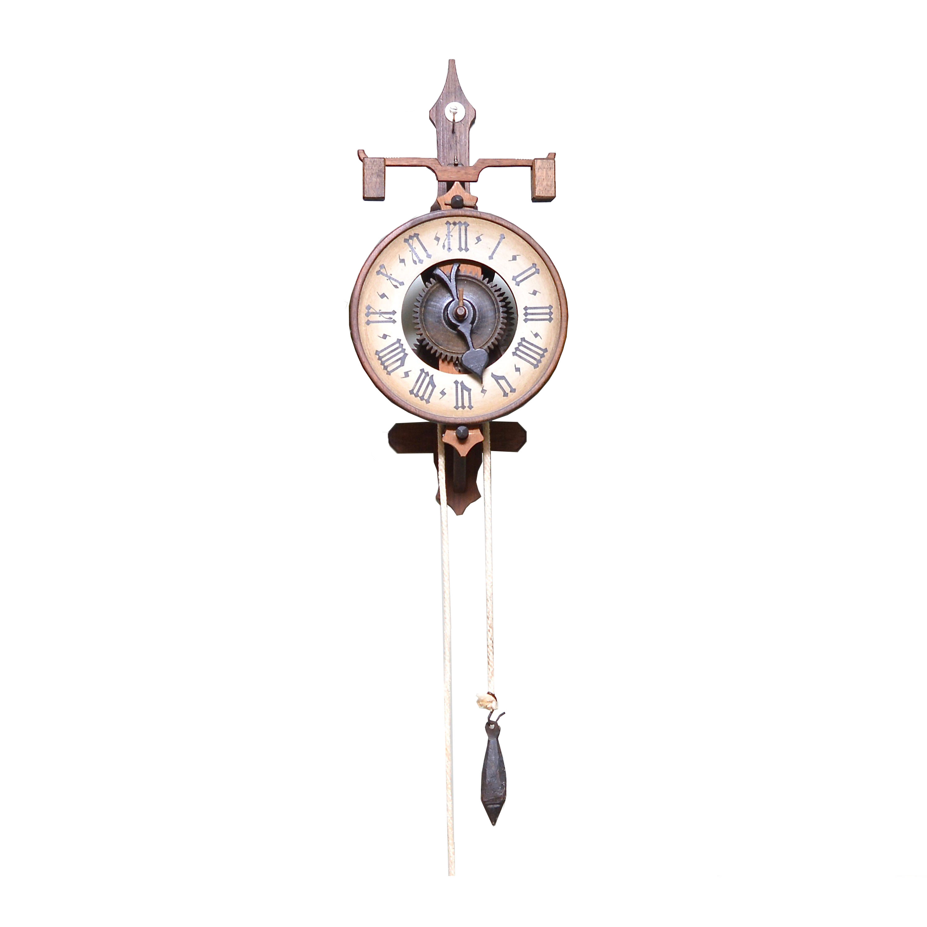 Verge and Foliot Wall Clock EBTH