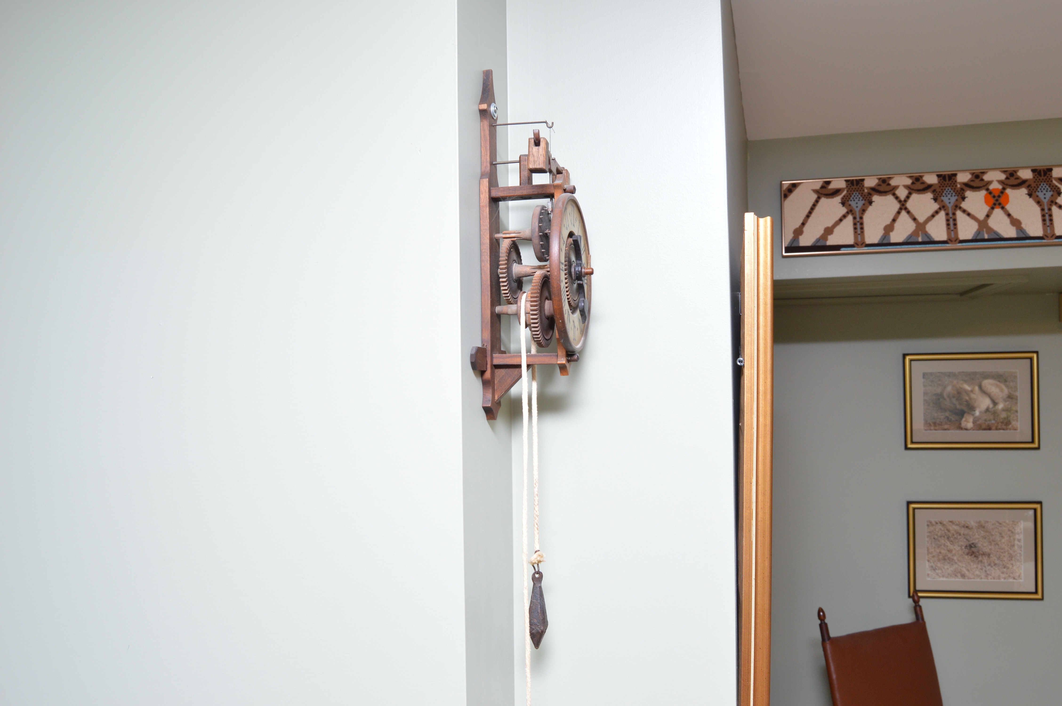 Verge and Foliot Wall Clock EBTH