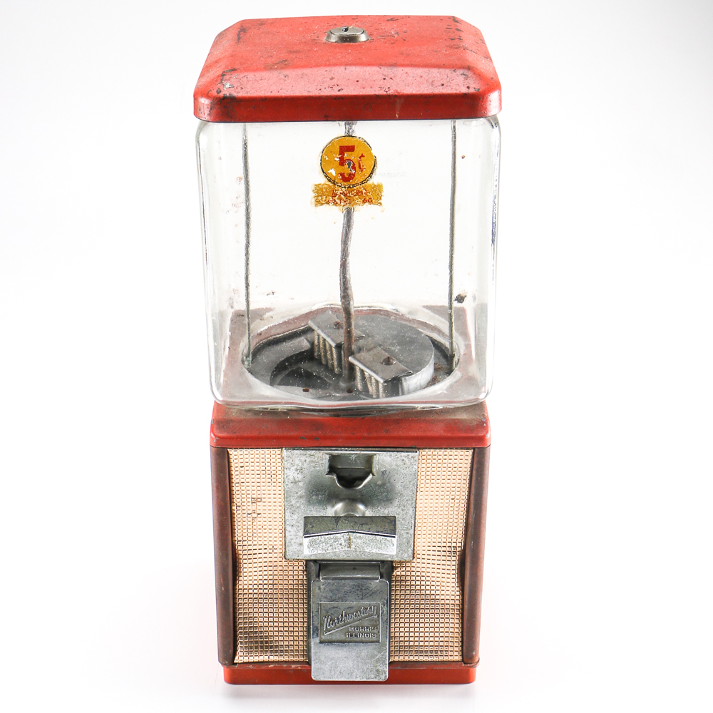 Vintage Bubble Gum Machine EBTH