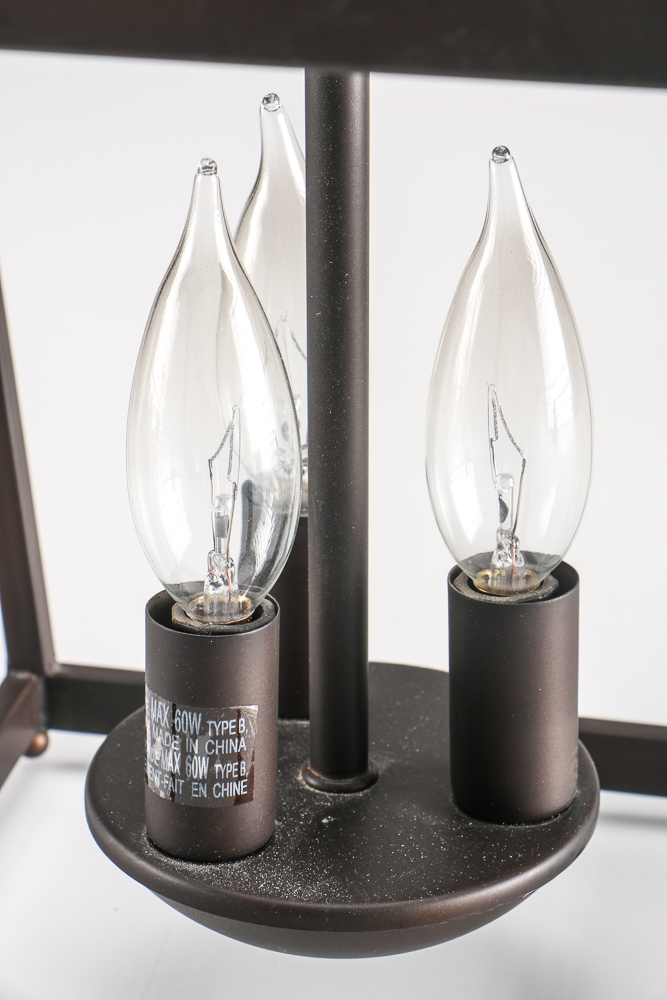 Pair Of Brown Pendant Lamps