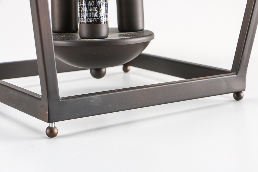 Pair Of Brown Pendant Lamps