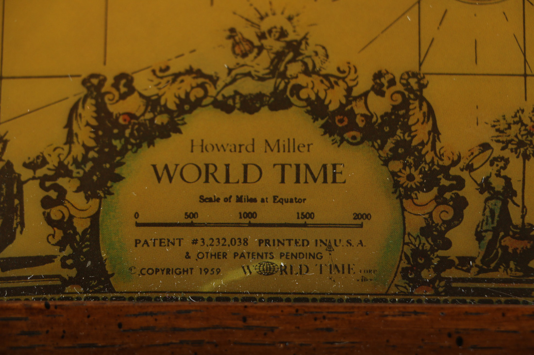 Vintage Electric Howard Miller World Time Clock EBTH