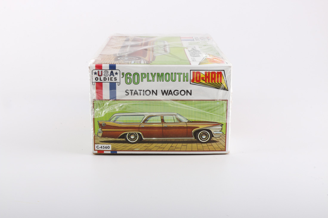 Collection of Johan 1960 Plymouth Station Wagon Model Kit Cars EBTH