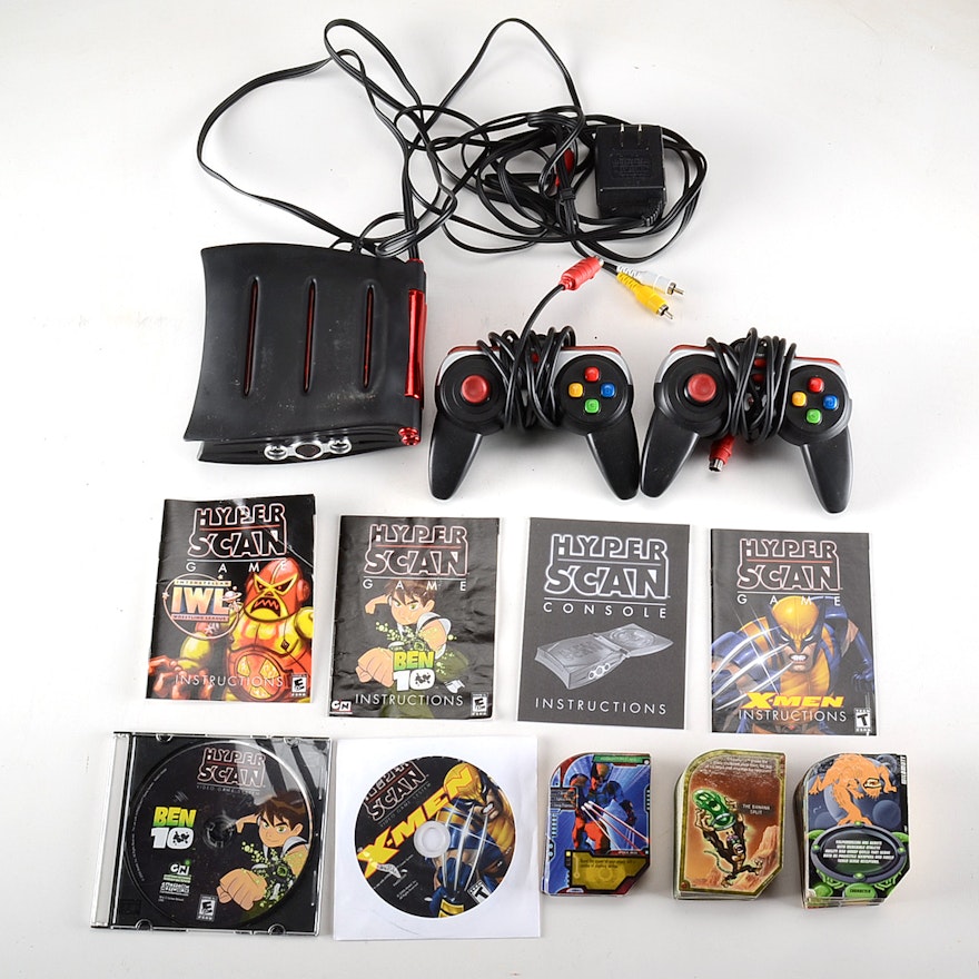 Hyperscan With Two Games And Two Controllers Ebth