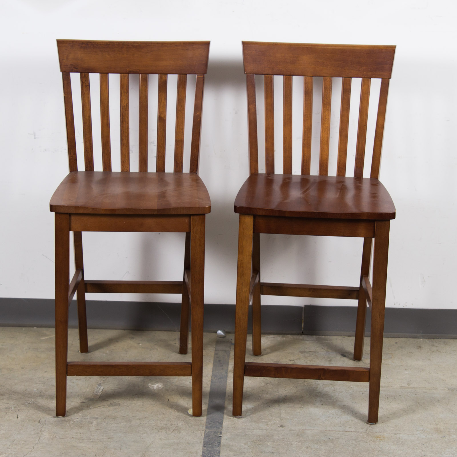 Tall Wooden Chairs EBTH
