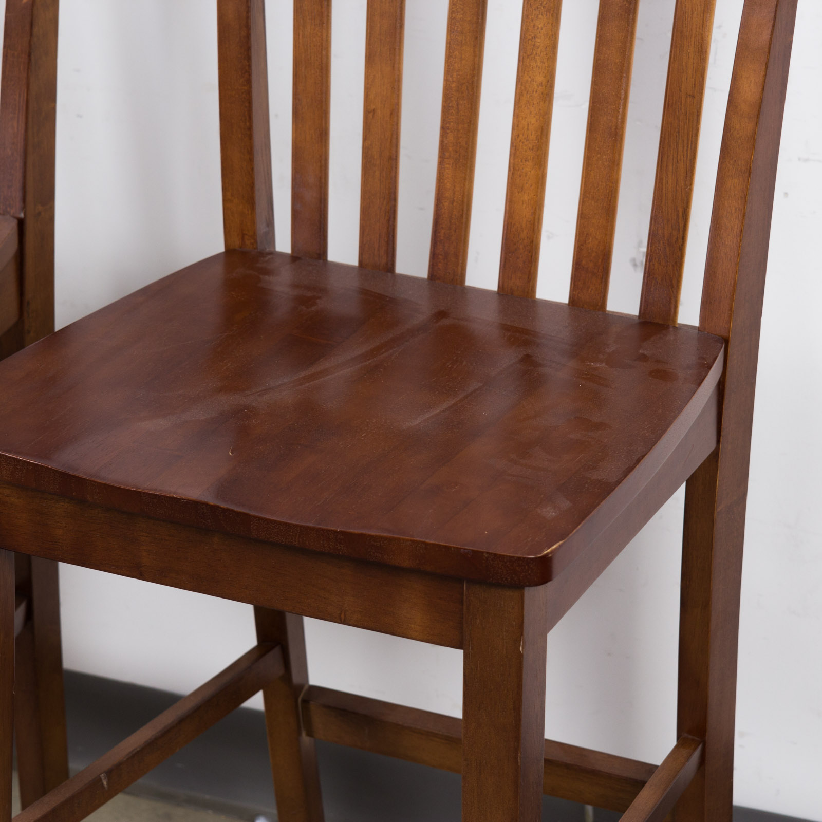 Tall Wooden Chairs EBTH