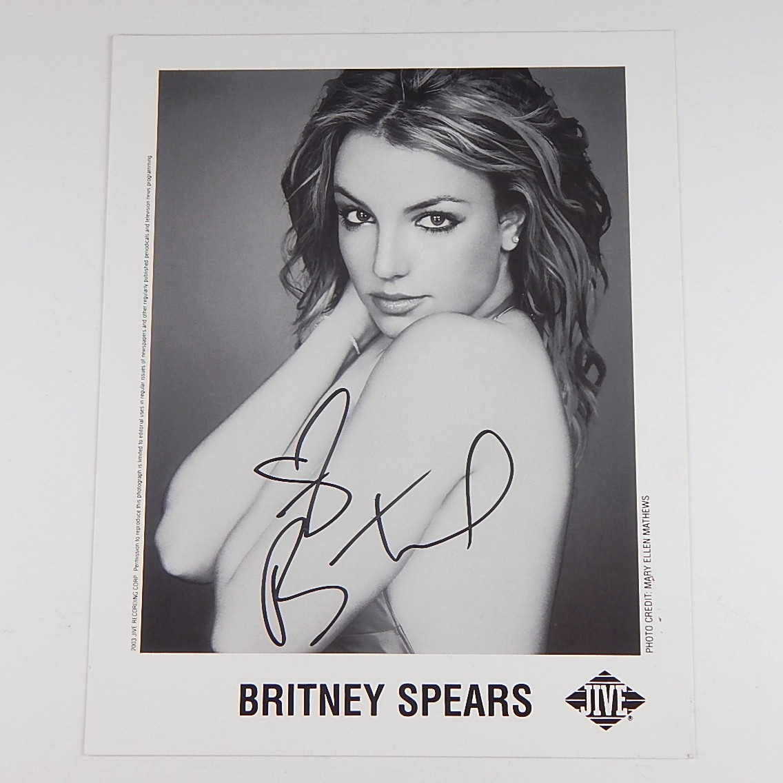 REPRINT BRITNEY SPEARS 10 autographed signed photo copy reprint 