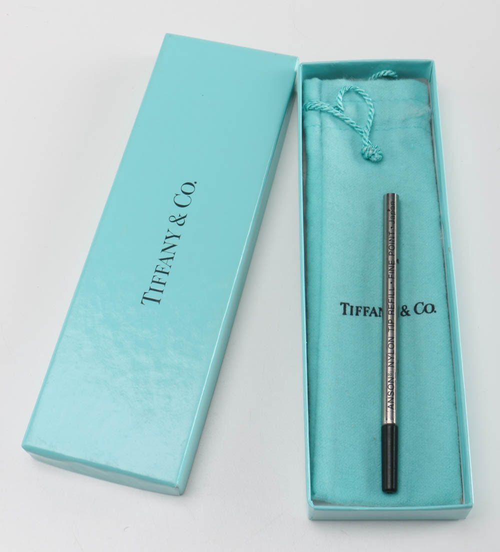 Tiffany & Co. Blue Purse Pen and Anson Tip Refill EBTH