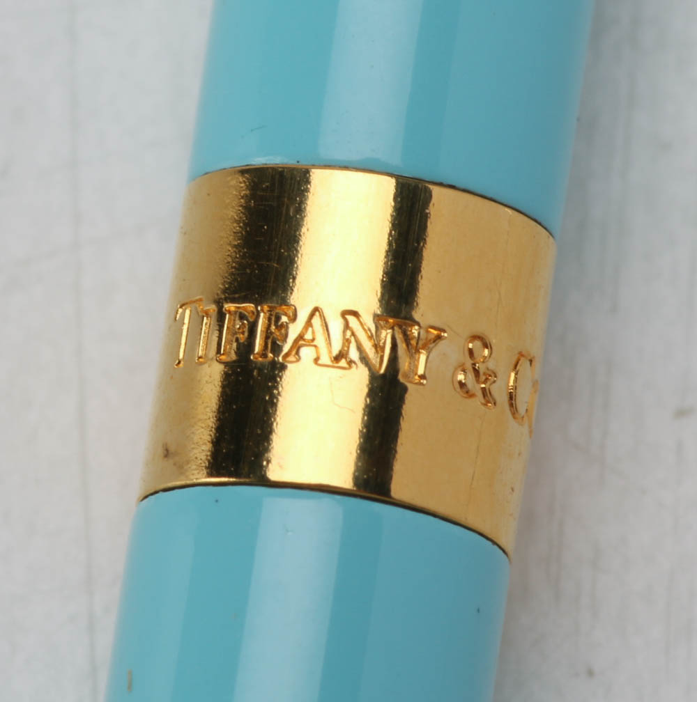 Tiffany & Co. Blue Purse Pen and Anson Tip Refill EBTH