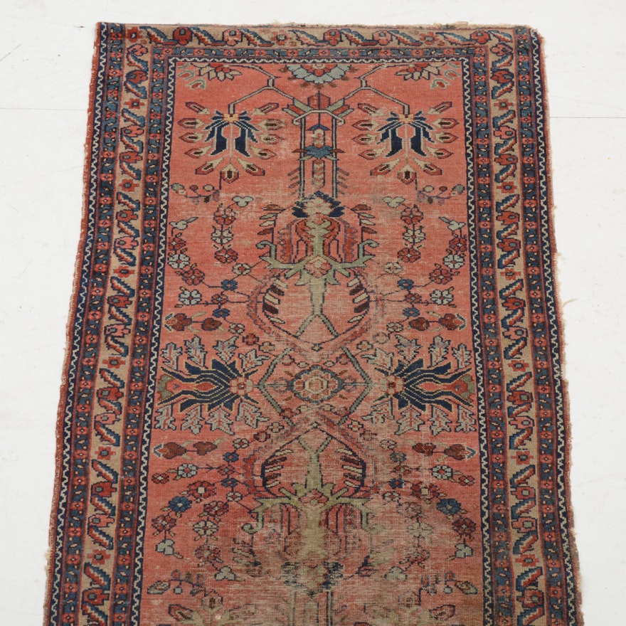Antique Persian-Inspired Carpet Runner | EBTH