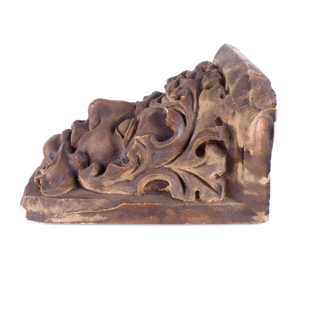 Brown Plaster Wall Shelf EBTH