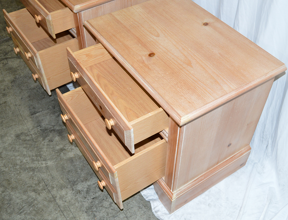 Bed Frame and Night Stand Pair EBTH