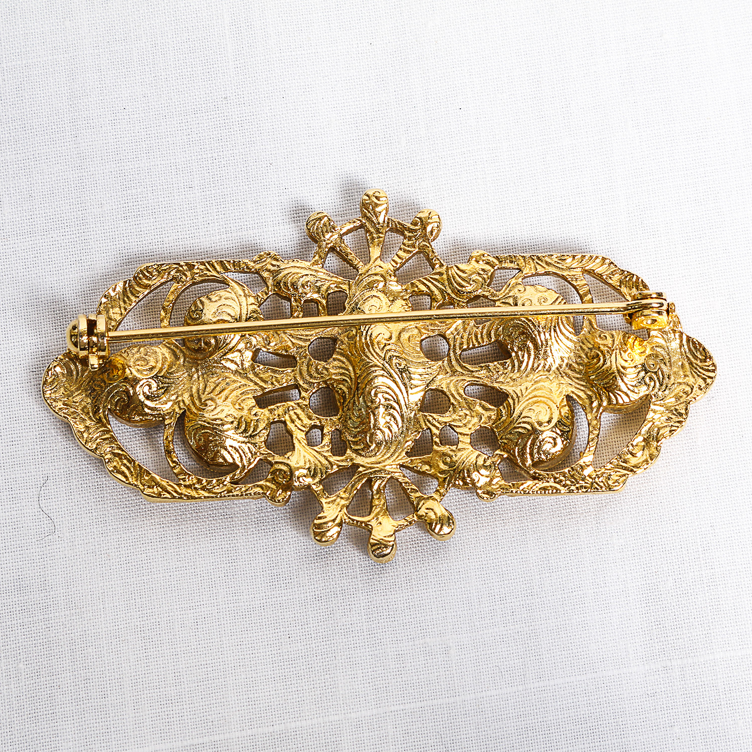 Two Vintage Rhinestone Brooches EBTH