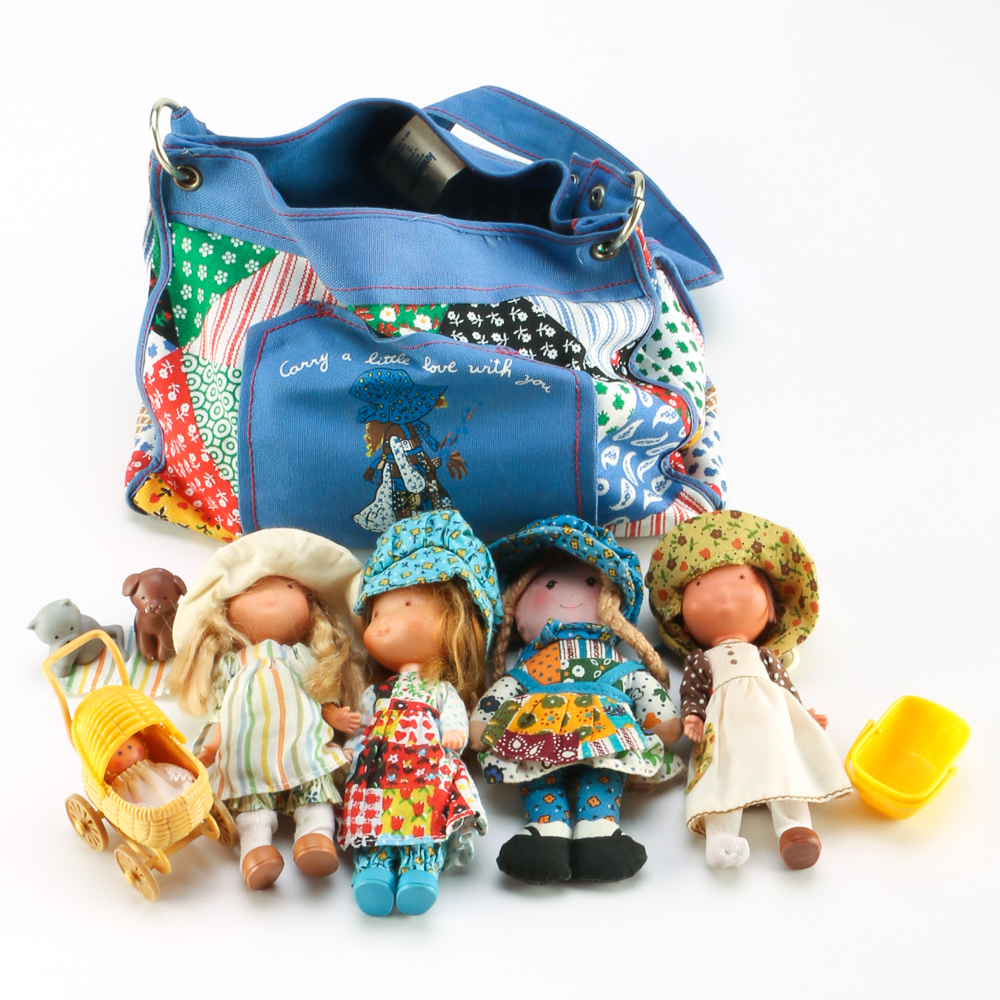 holly hobbie bag with doll