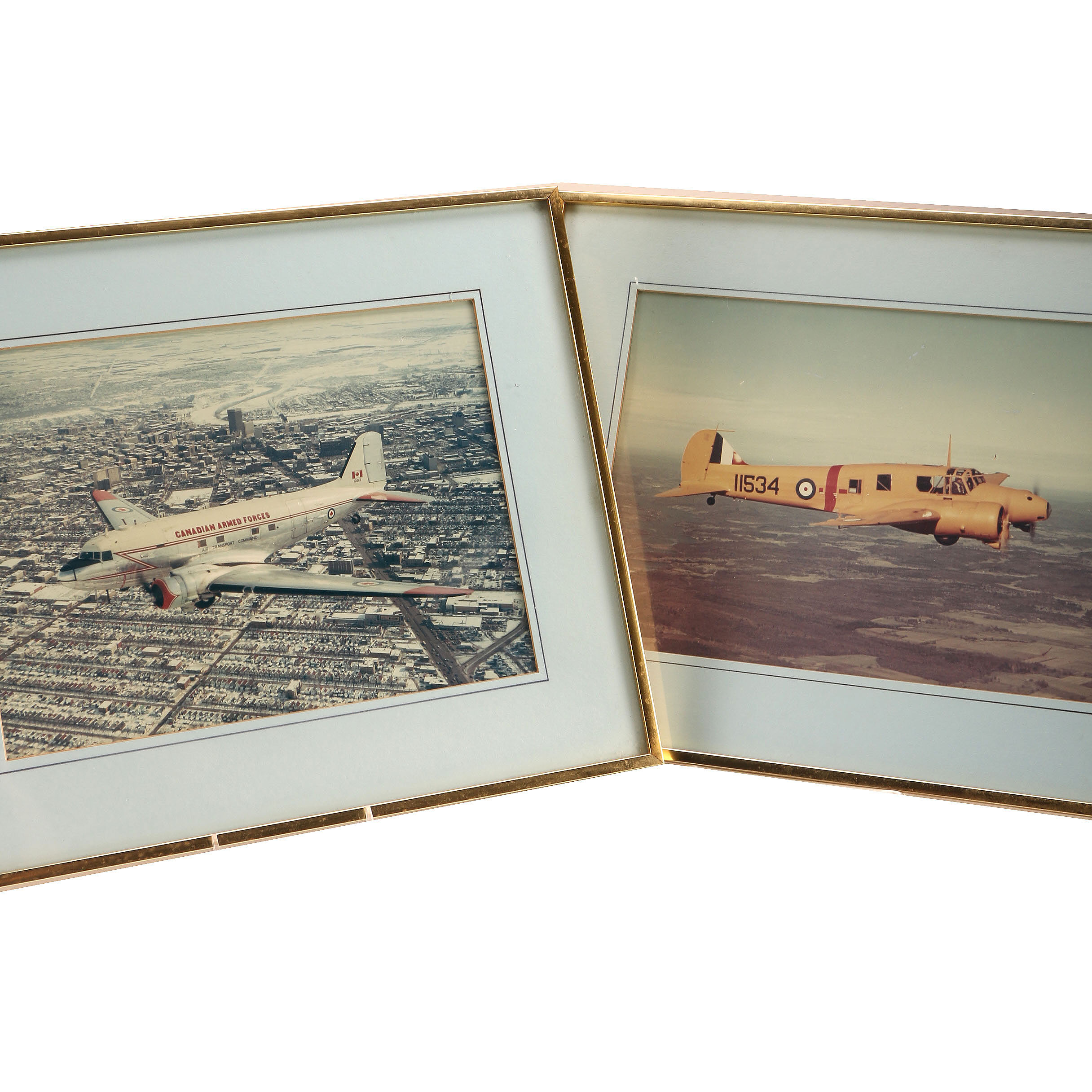 Pair of Framed Airplane Photographs EBTH