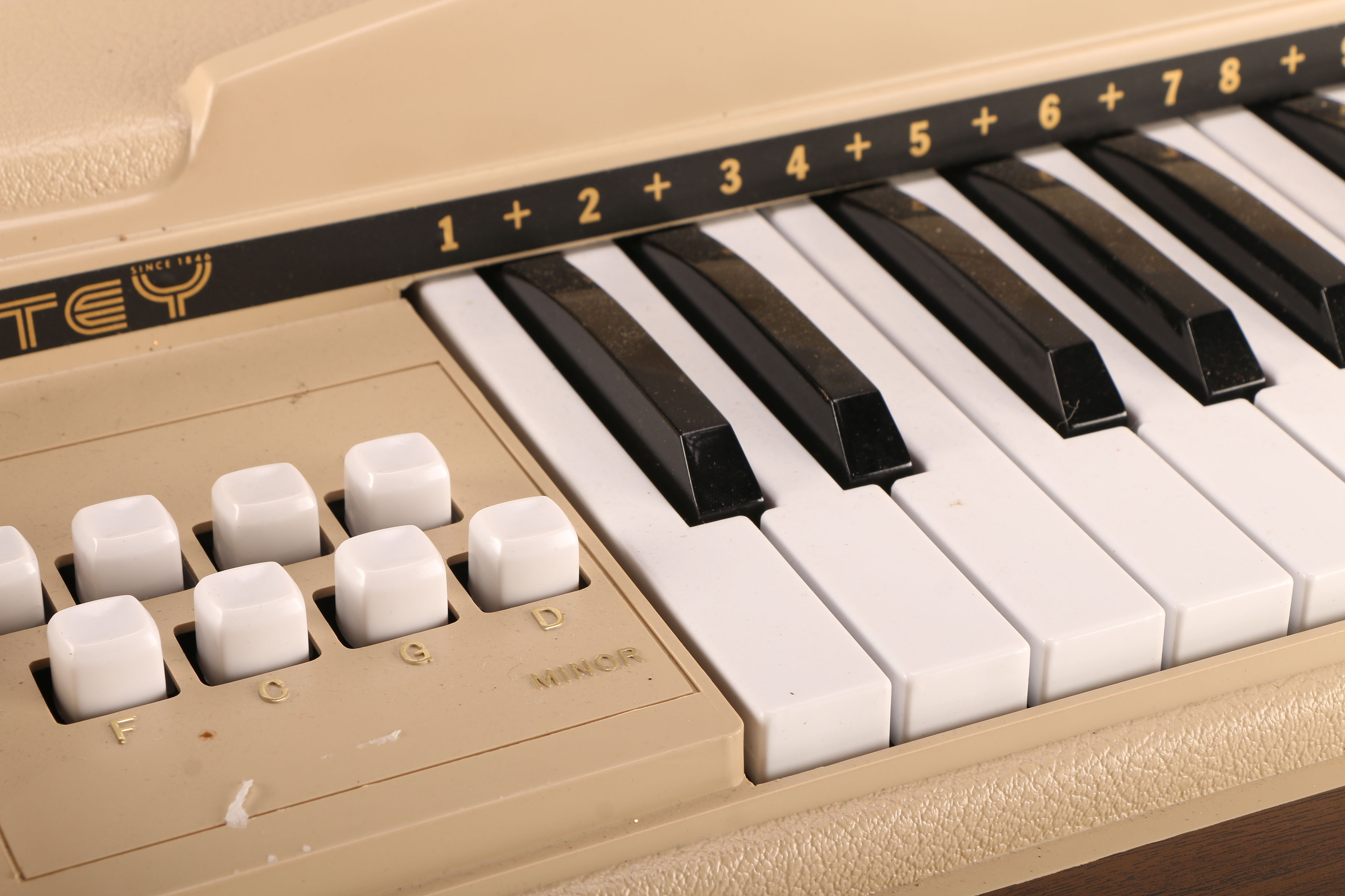 Vintage Circa 1955 Estey Model 1025 Tabletop Electric Chord Organ EBTH