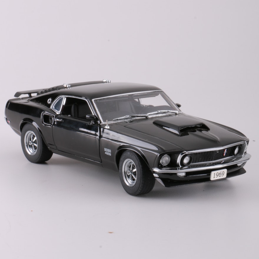 Danbury Mint 1969 Ford Mustang Boss DieCast Car EBTH