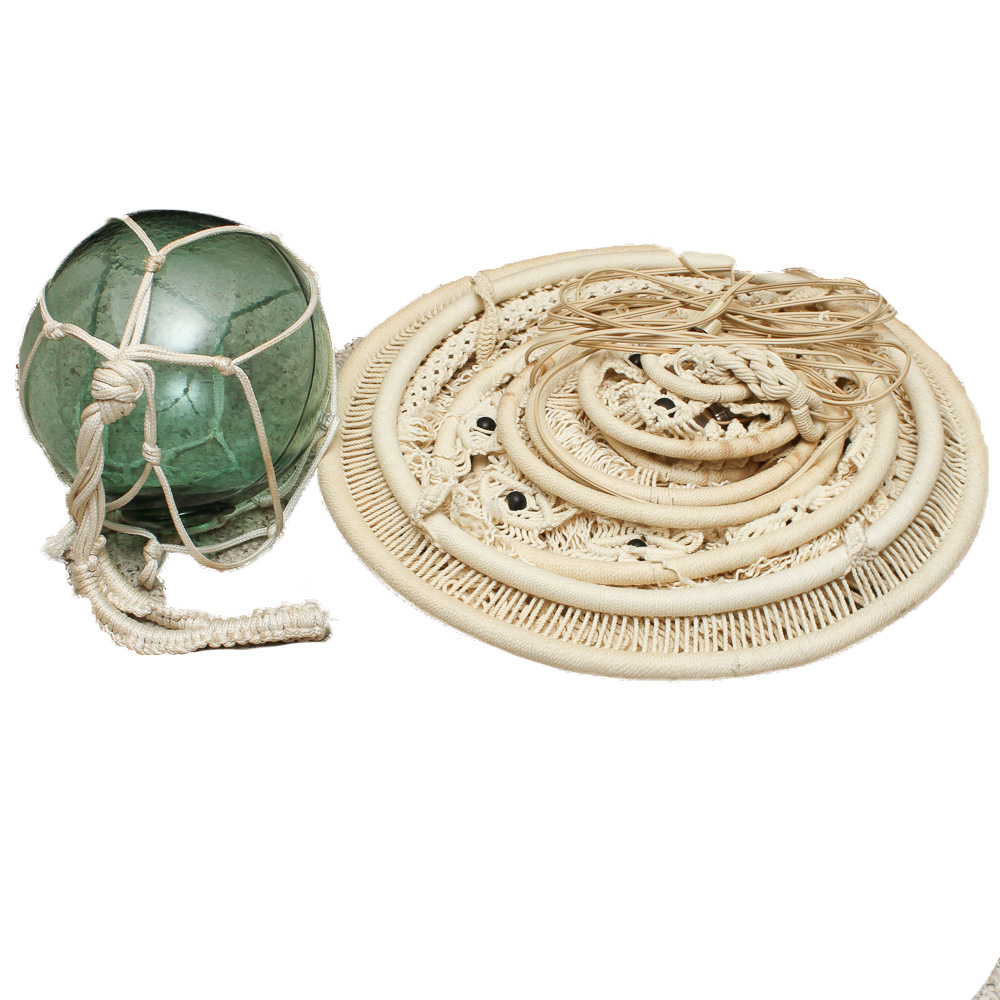 Glass Fishing Float Pendant Light 