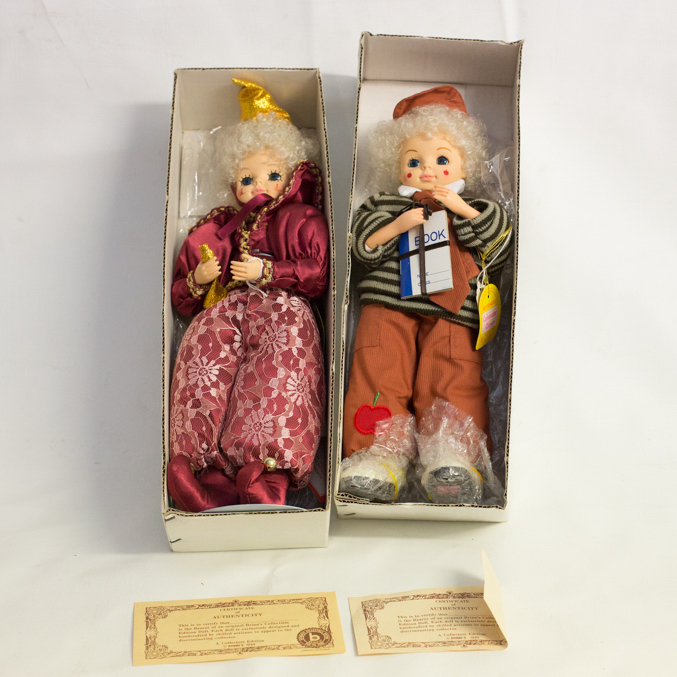 calendar clown dolls