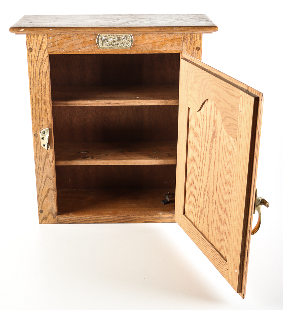 White Clad Company Oak Reproduction Ice Box EBTH