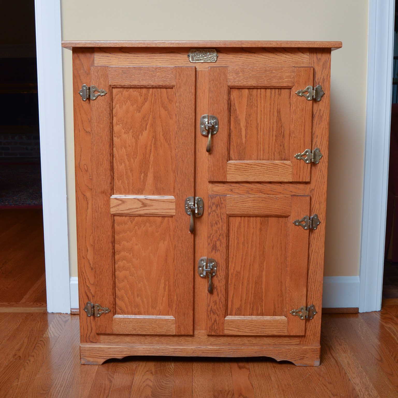 Oak Icebox Reproduction EBTH