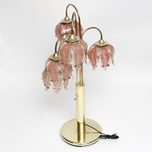 brass tulip lamp