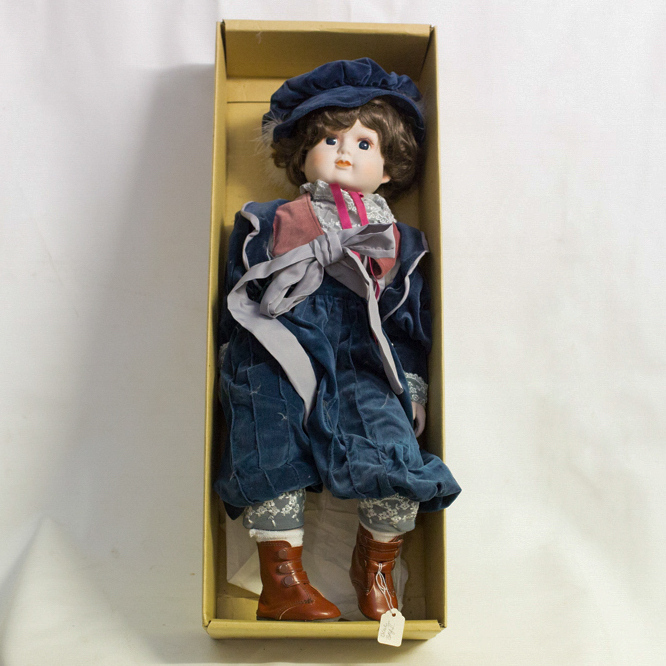 little boy blue porcelain doll