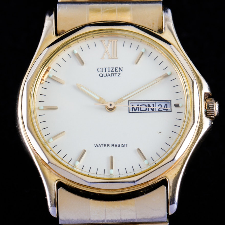 Vintage Citizen Watch Co. Gold Tone Men's Wristwatch | EBTH