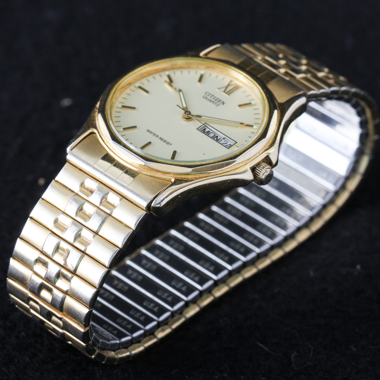 Vintage Citizen Watch Co. Gold Tone Men's Wristwatch EBTH