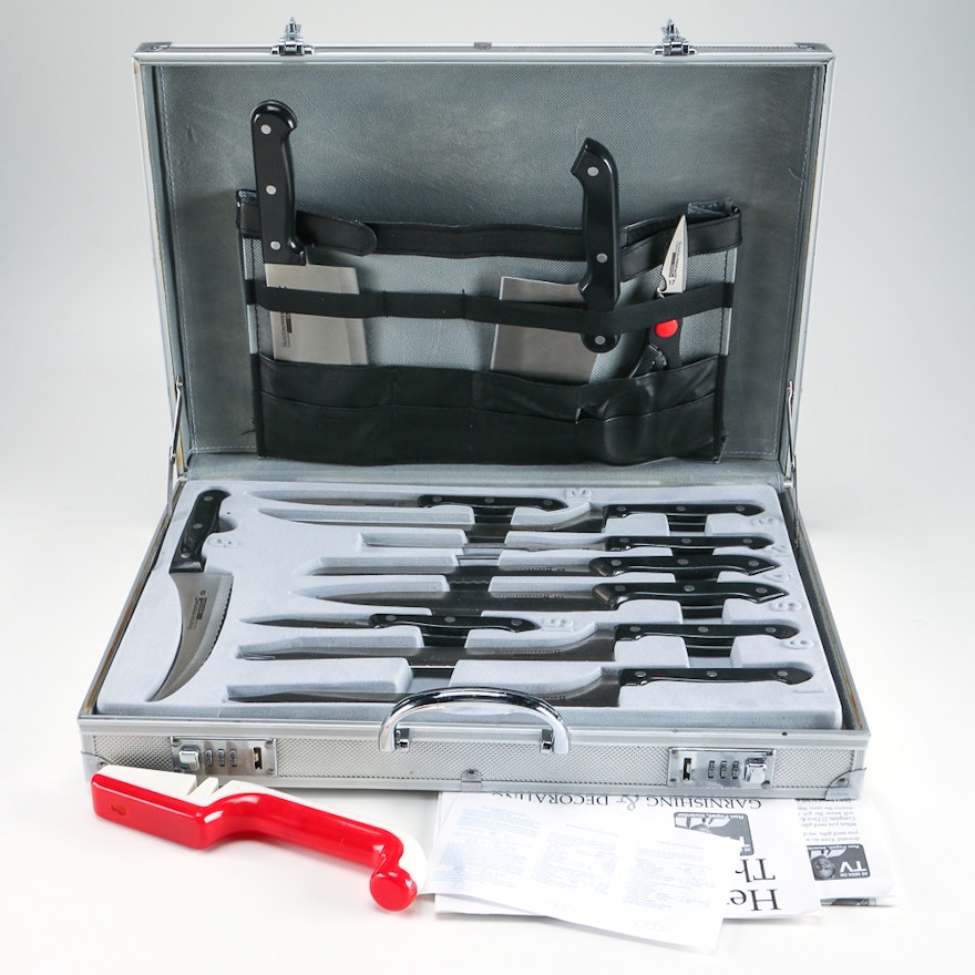 Showtime Five Star Kitchen Knife Set Ebth Showtime Five Star Kitchen Knife Set Ebth