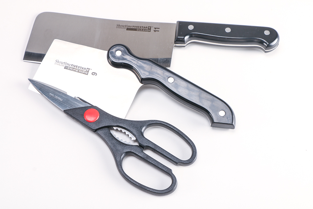 Showtime Five Star+ Kitchen Knife Set EBTH