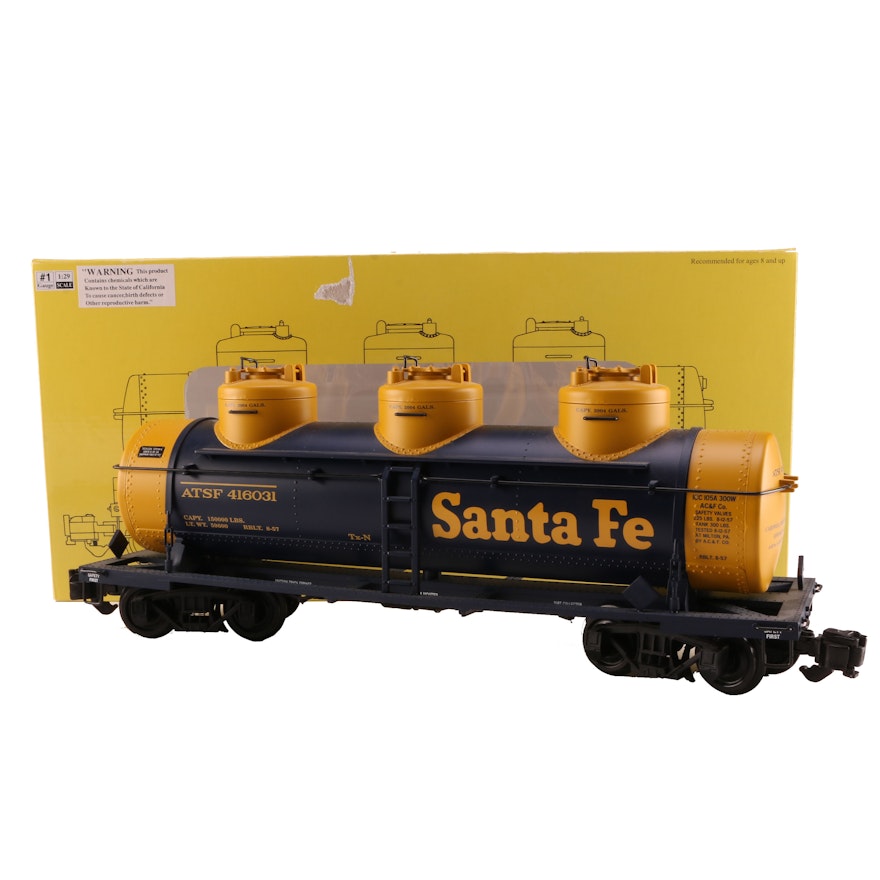 G-Gauge Aristo Craft Trains Santa Fe Tank Car : EBTH