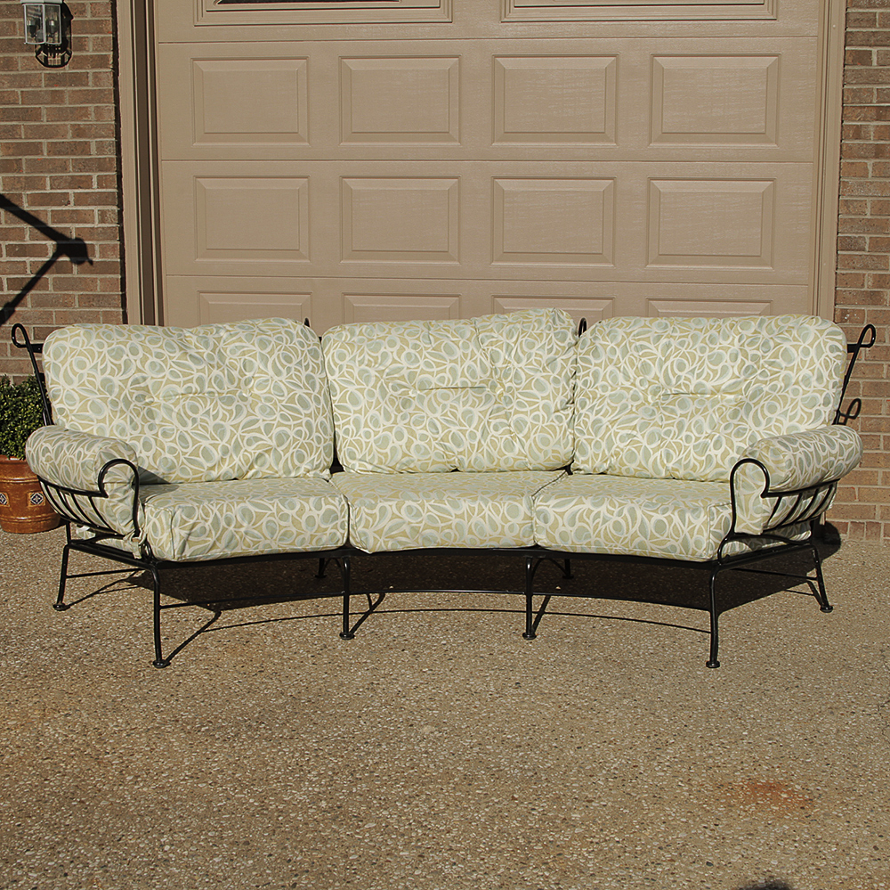 Wrought Iron Patio Sofa EBTH