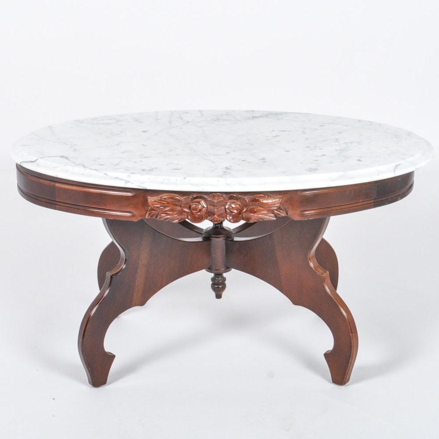Italian Marble Top Coffee Table By Kimball Furniture : EBTH Italian Marble Top Coffee Table by Kimball Furniture ... - Italian Marble Top Coffee Table By Kimball Furniture : EBTH