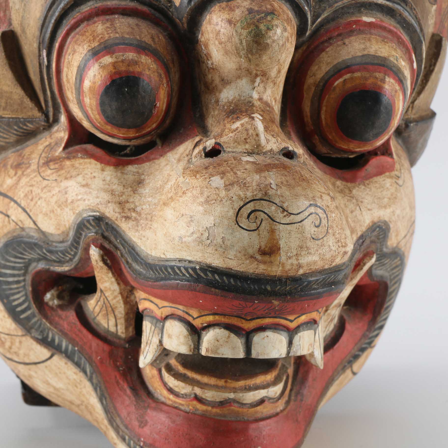Southeast Asian Decorative Wall Mask EBTH