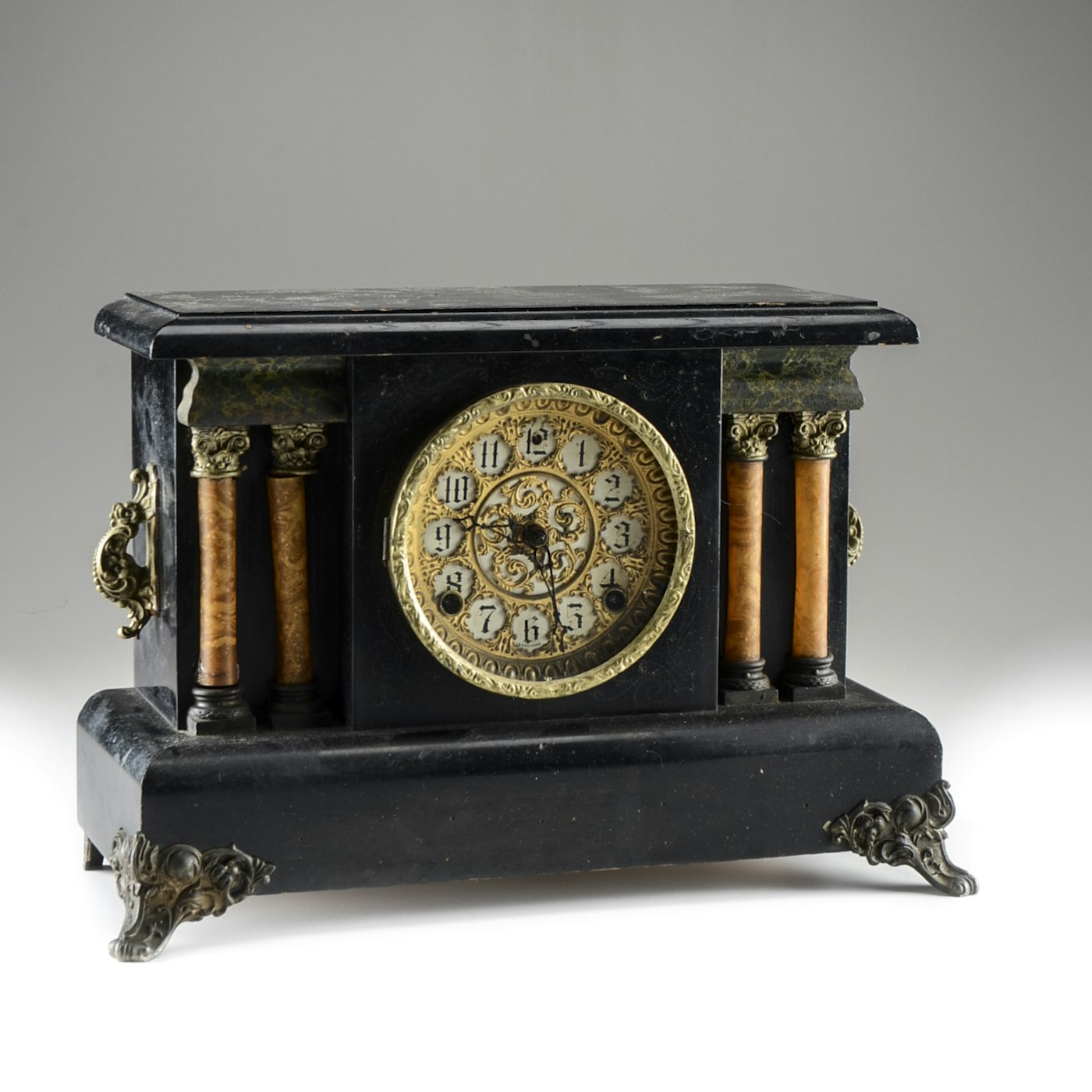 Antique Sessions Clock Company Catherdral Mantle Clock | EBTH