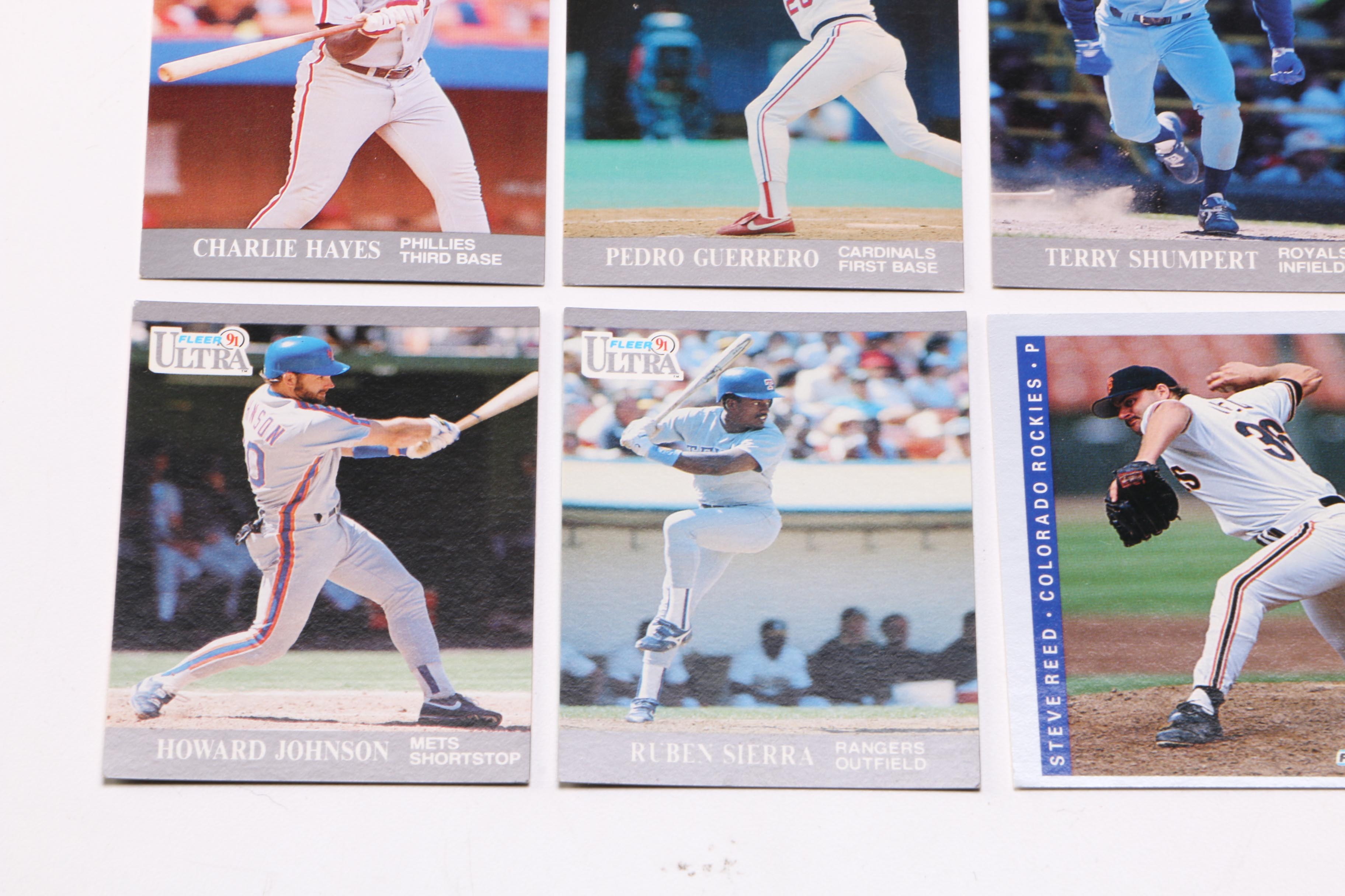 Collection of Fleer 1991 and 1993 Baseball Cards EBTH