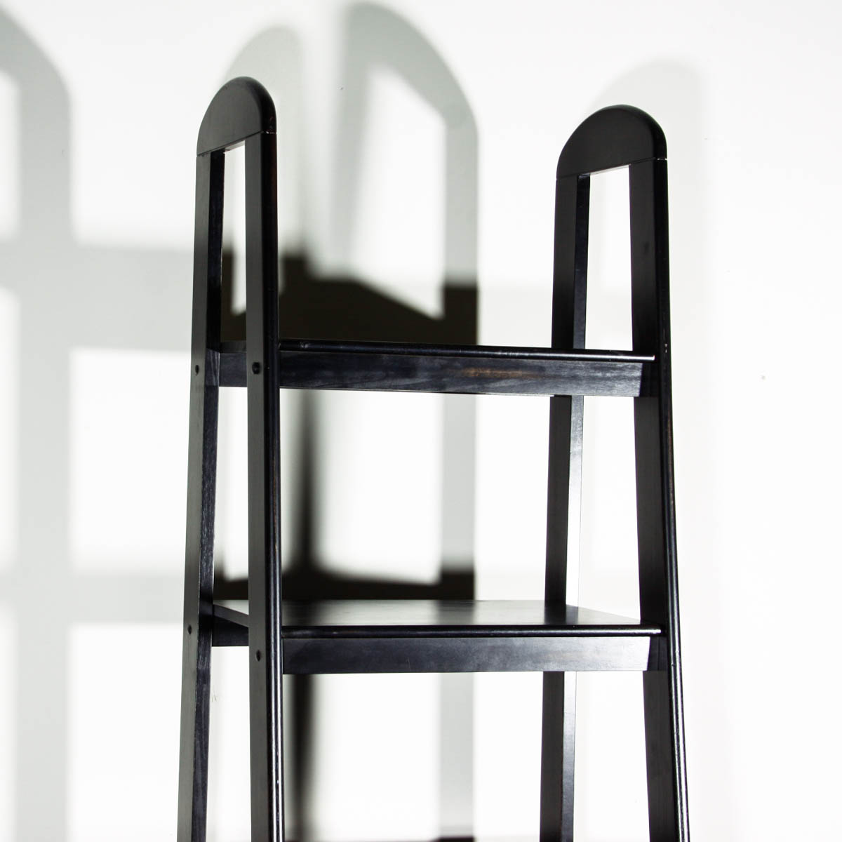 Tall Black AFrame Shelving Unit EBTH