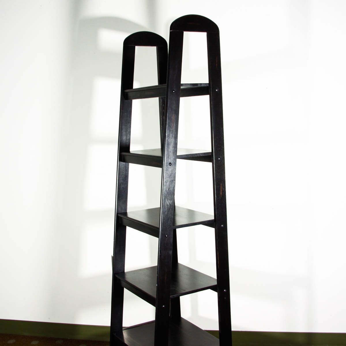 Tall Black AFrame Shelving Unit EBTH