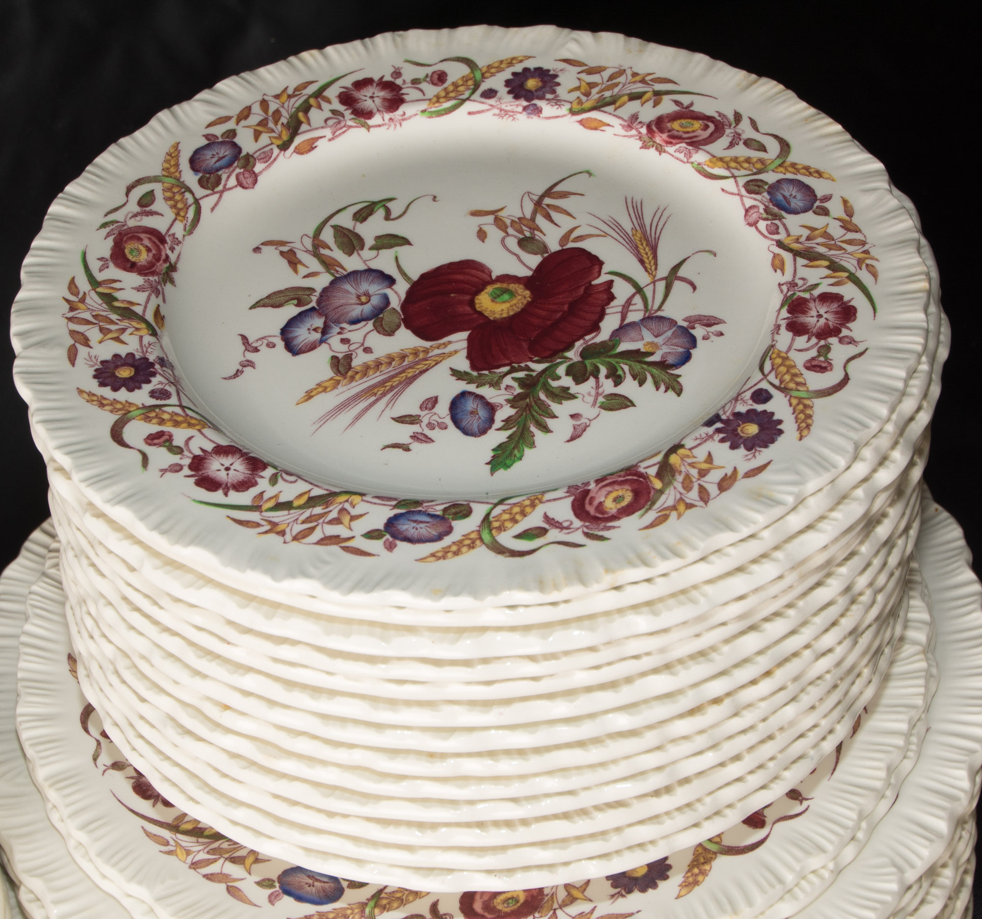 Wedgwood "Cornflower" China Including Serving Pieces EBTH