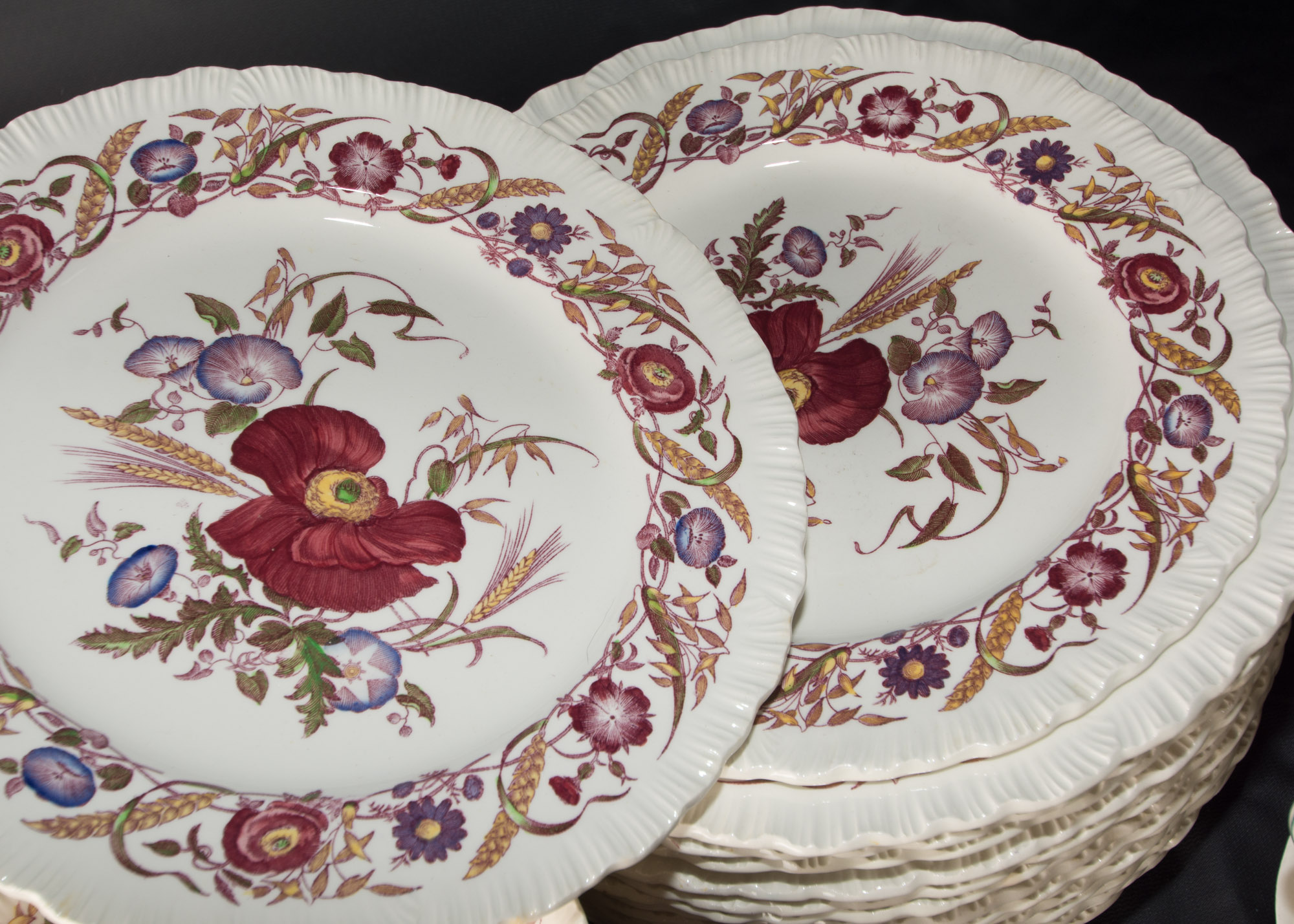 Wedgwood "Cornflower" China Including Serving Pieces EBTH