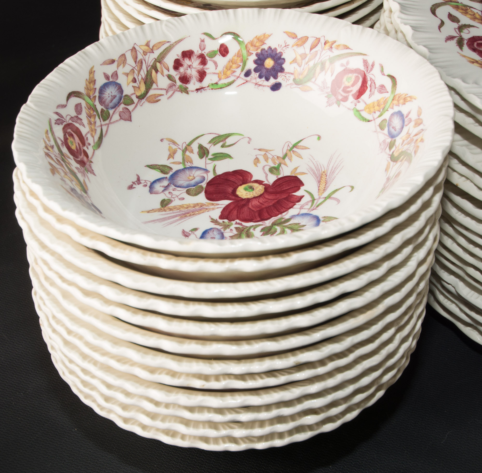 Wedgwood "Cornflower" China Including Serving Pieces EBTH