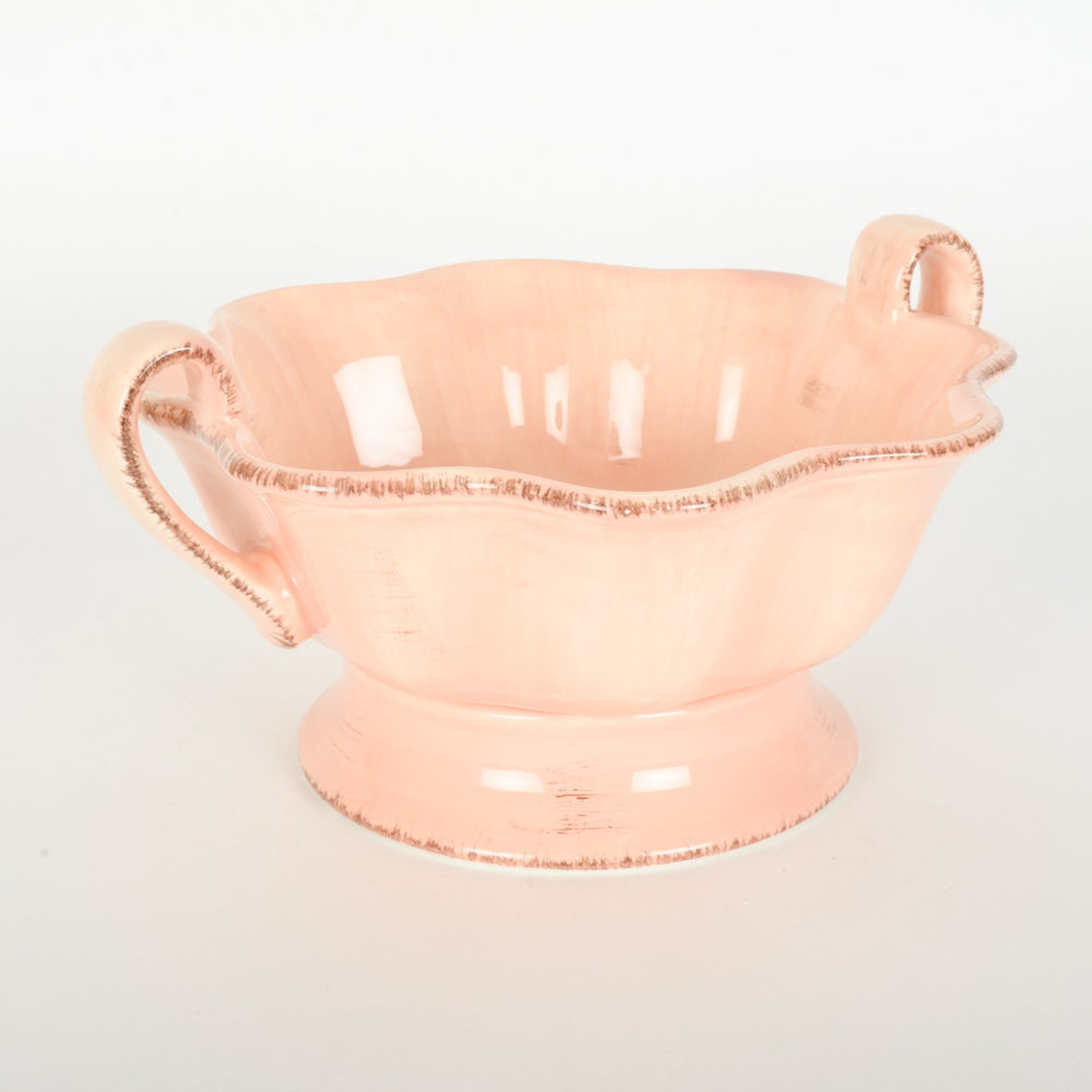 Designpac Peach Ceramic Fruit Bowl EBTH