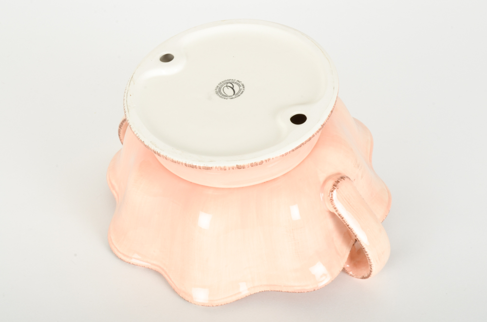 Designpac Peach Ceramic Fruit Bowl EBTH