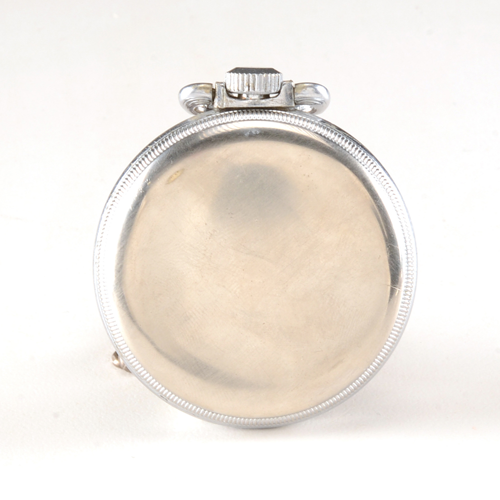 Vintage Hamilton Pocket Watch with Sterling Silver Chain EBTH