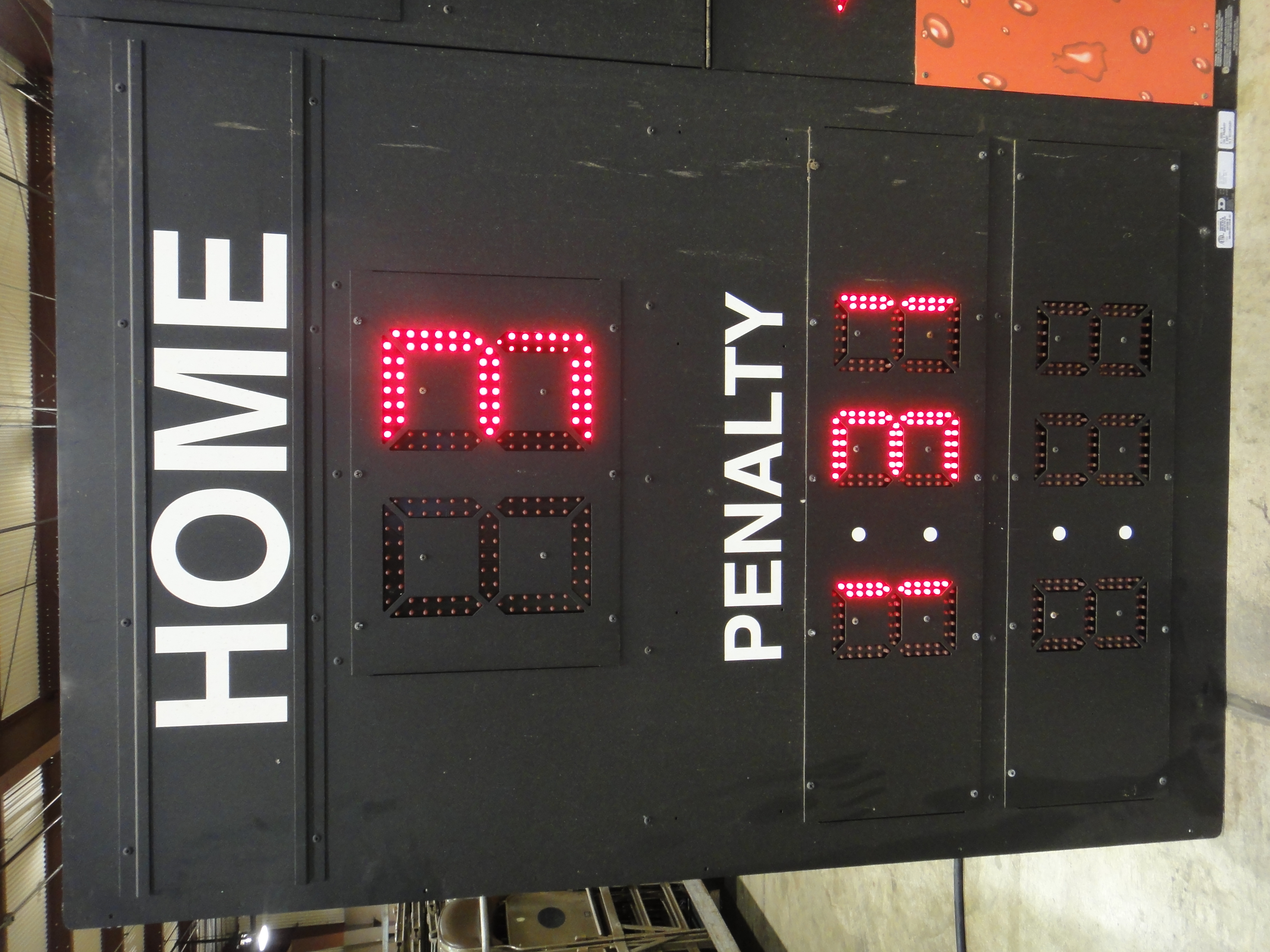 Daktronics LED Digital Scoreboard & 3000 Series Control Console EBTH