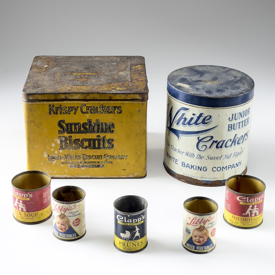 Vintage Tin Containers 107